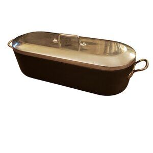 Vintage Magnalite GHC Fish Poacher Trivet Rack & Lid